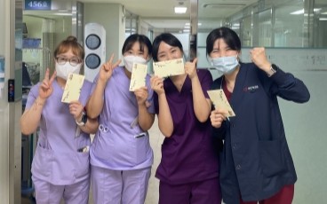 환자안전에 대한 직원들의 이해 증진을 위한 캠페인 사진